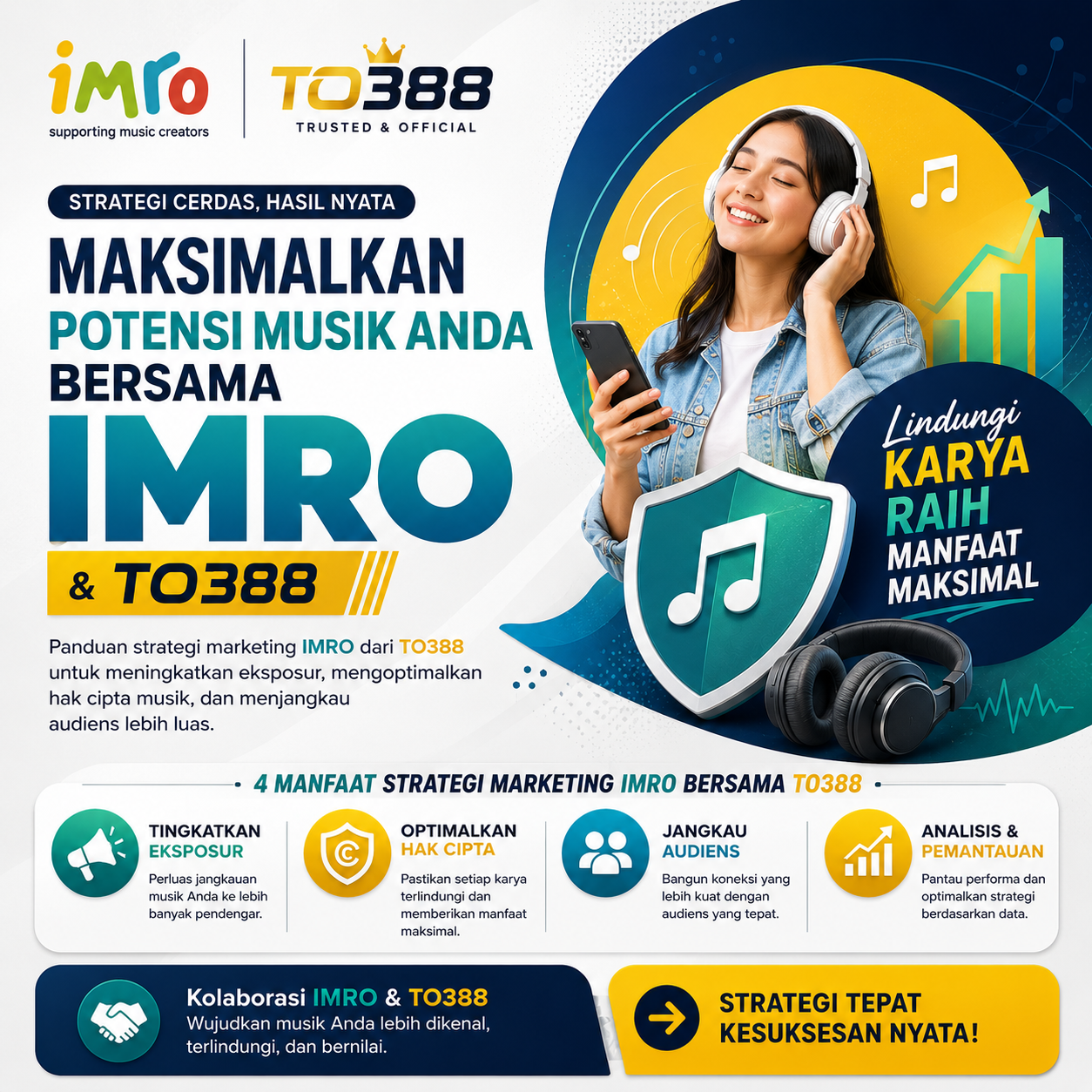 Optimasi royalti dan analitik performa musik musisi